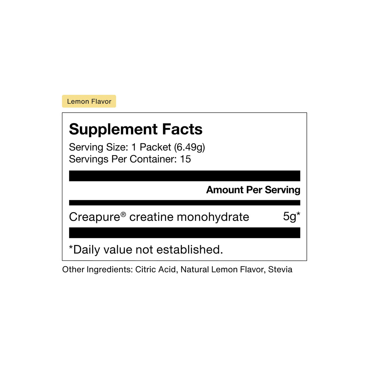 Creatine 15-Travel Packs